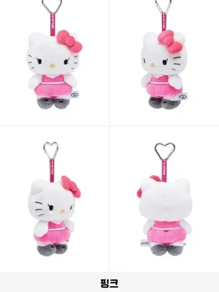 【最安❣️】ハローキティ×ジス (JISOO) PLUSH キーリング ブラック BLACKPINK ジス ハローキティぬいぐるみ キーホルダー ブラックグレー