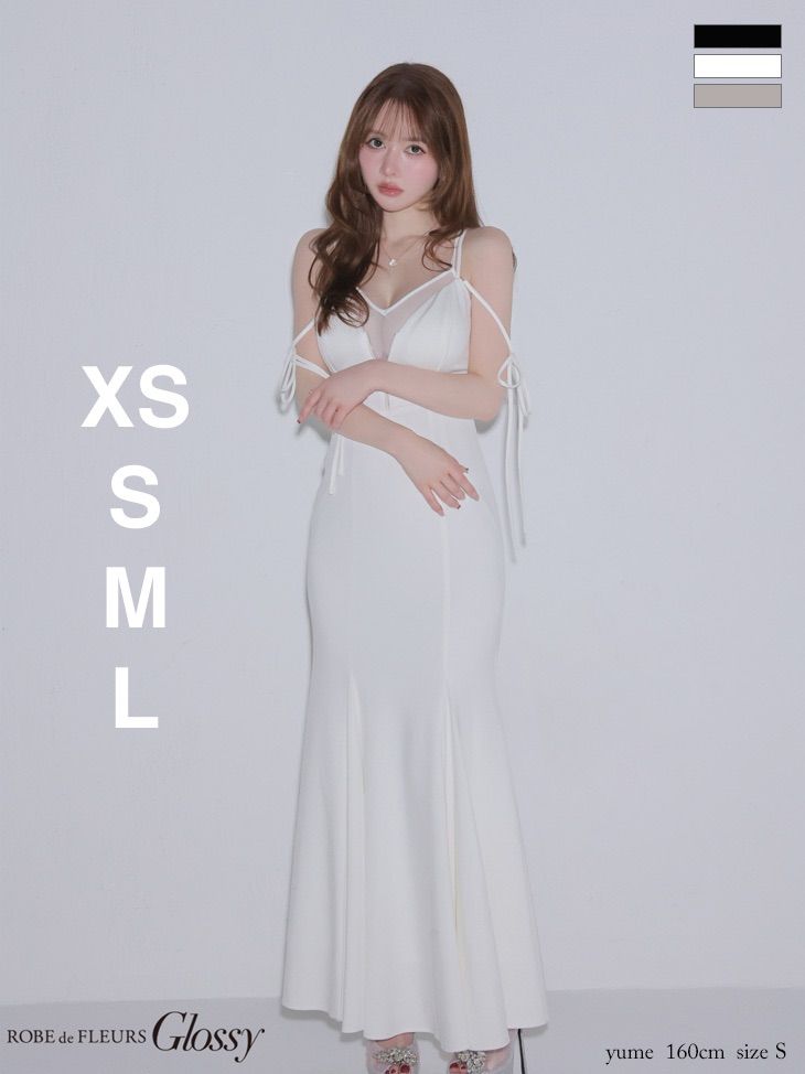 ホワイト [GL4341-2601] 【ROBE de FLEURS Glossy/ローブドフルール