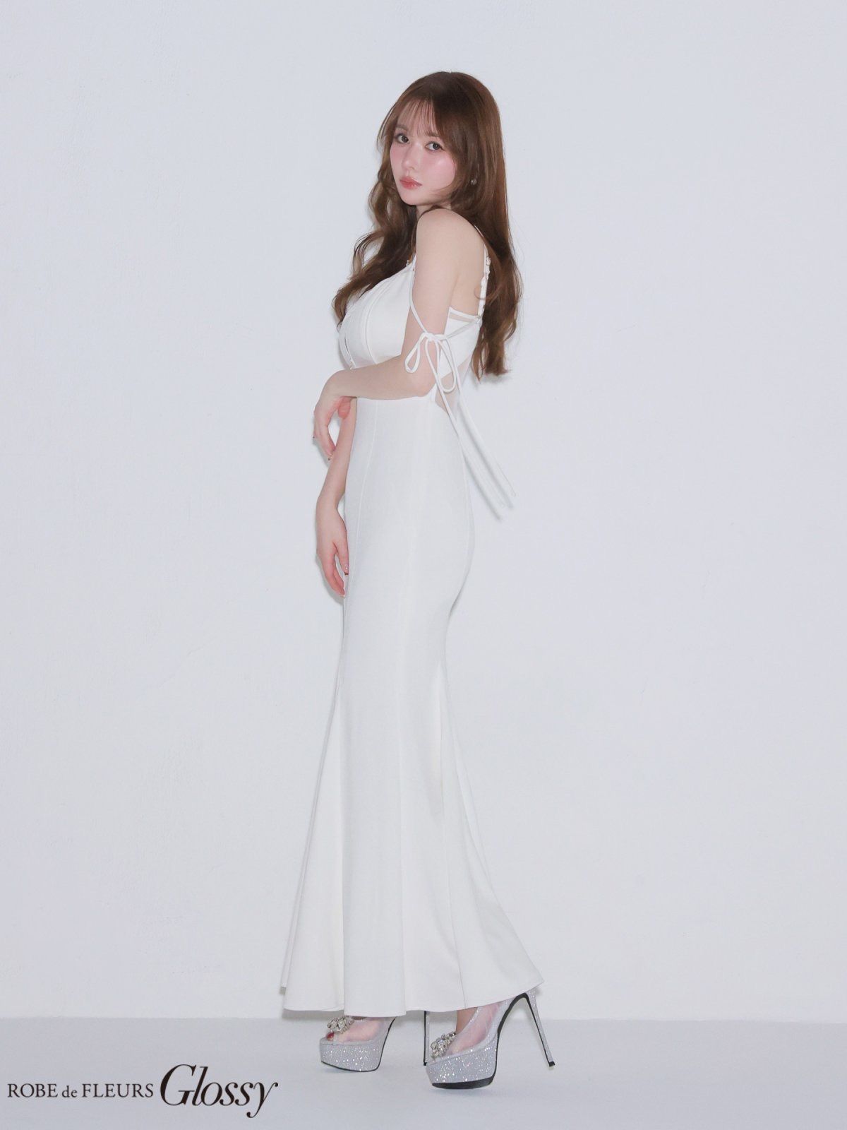 ホワイト [GL4341-2601] 【ROBE de FLEURS Glossy/ローブドフルール