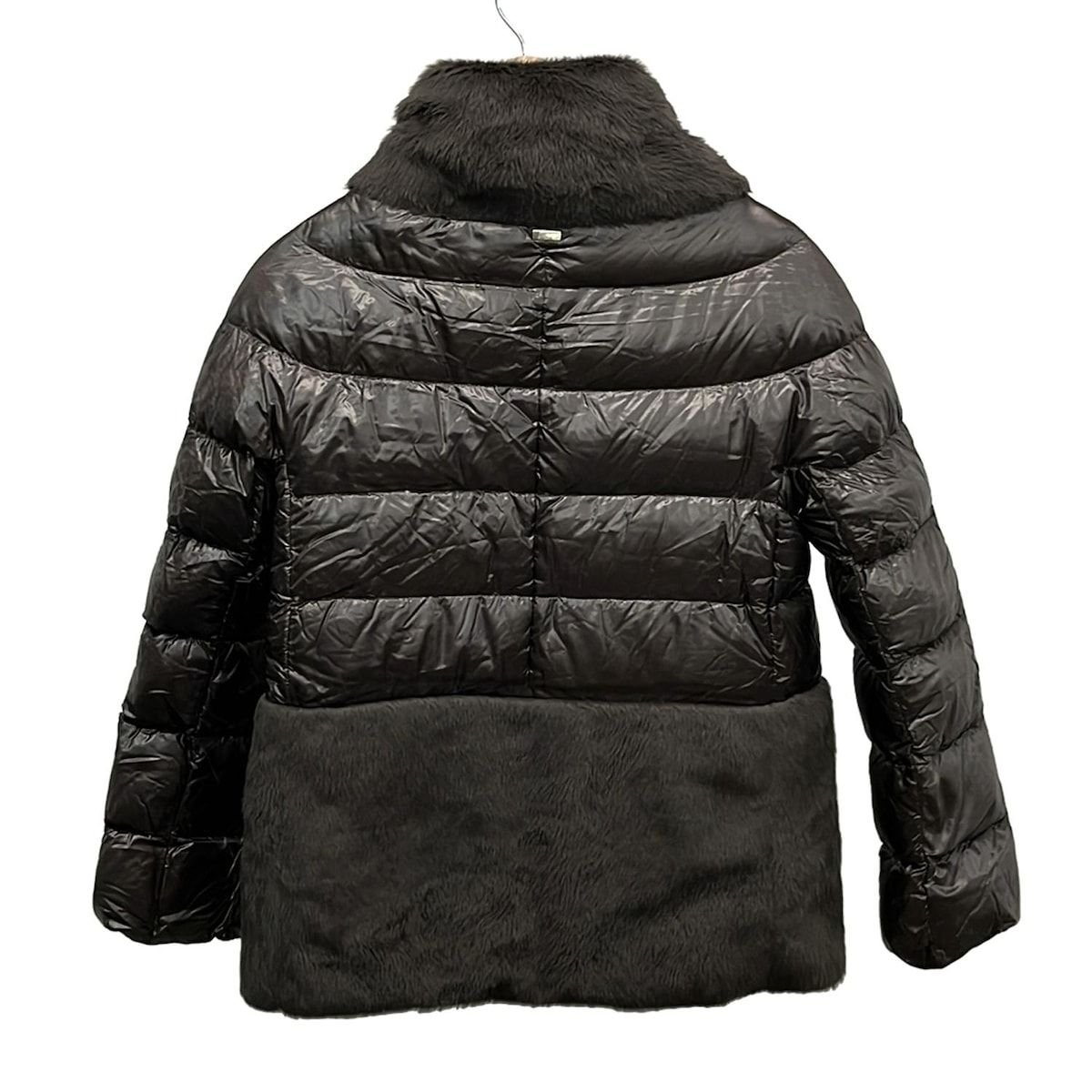 Herno ファー付きダウンジャケット コーヒーブラウン 38/S～M ヘルノ HERNO HERNO ダウンジャケット PI001935D 12630 フェイクファー