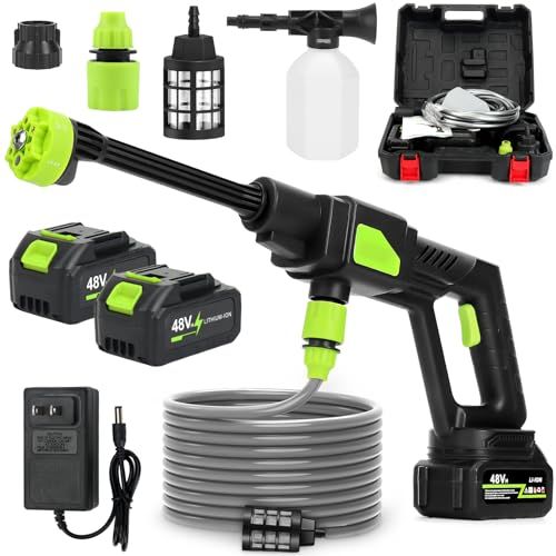 2025新登場強化版】 高圧洗浄機 コードレス 充電式 バッテリー式