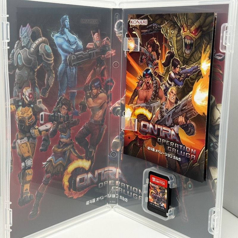 ☆希少 中身使用感のない美品☆Switch版 魂斗羅 オペレーション ガルガ