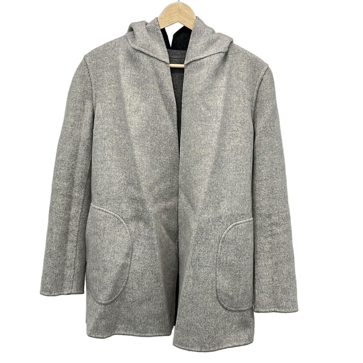 theory(セオリー) コート サイズP M レディース美品 - ダークグレー