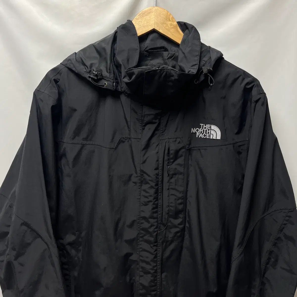 L THE NORTH FACE ザノースフェイス ハイベント ブラック ゴープコア ウィンドブレーカー