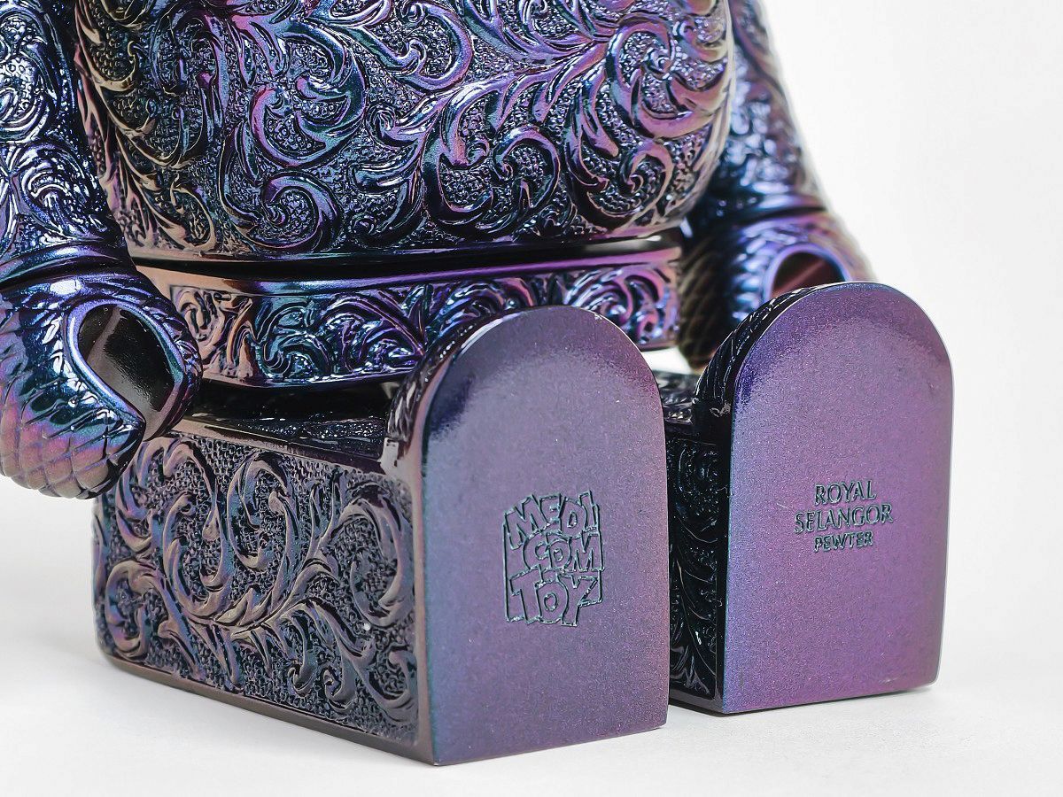 BE@RBRICK ベアブリック 400% ROYAL SELANGOR PEWTER ARABESQUE MAGIC 