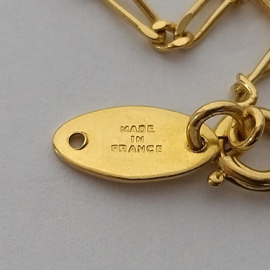 極美品 シャネル ゴールド ラインストーン ココマーク サークル