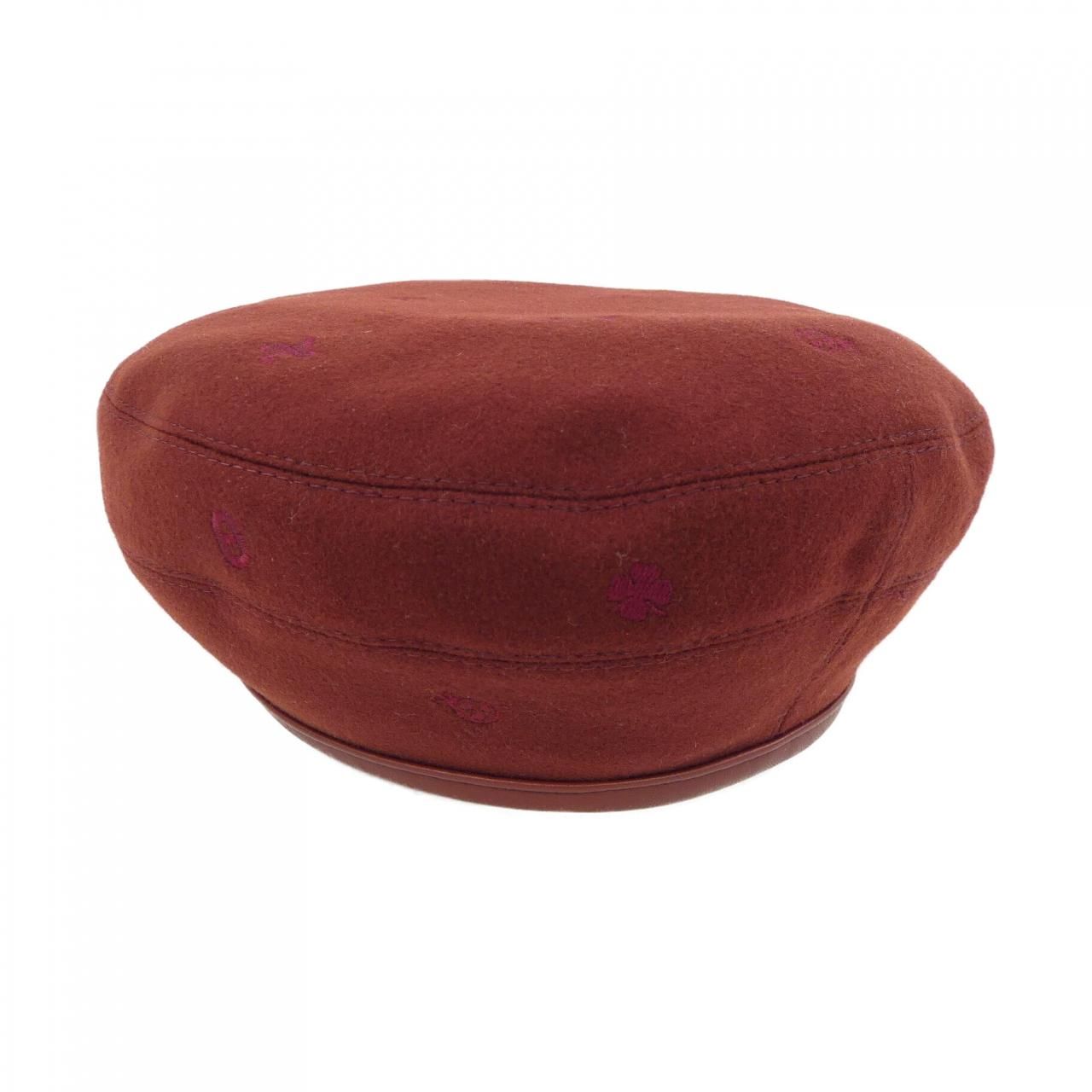 【美品】エルメス HERMES ベレー帽 サントノーレチャーム ブラウン 58 エルメス HERMES サントノーレチャーム 58 H212010N_GF58 ベレー帽