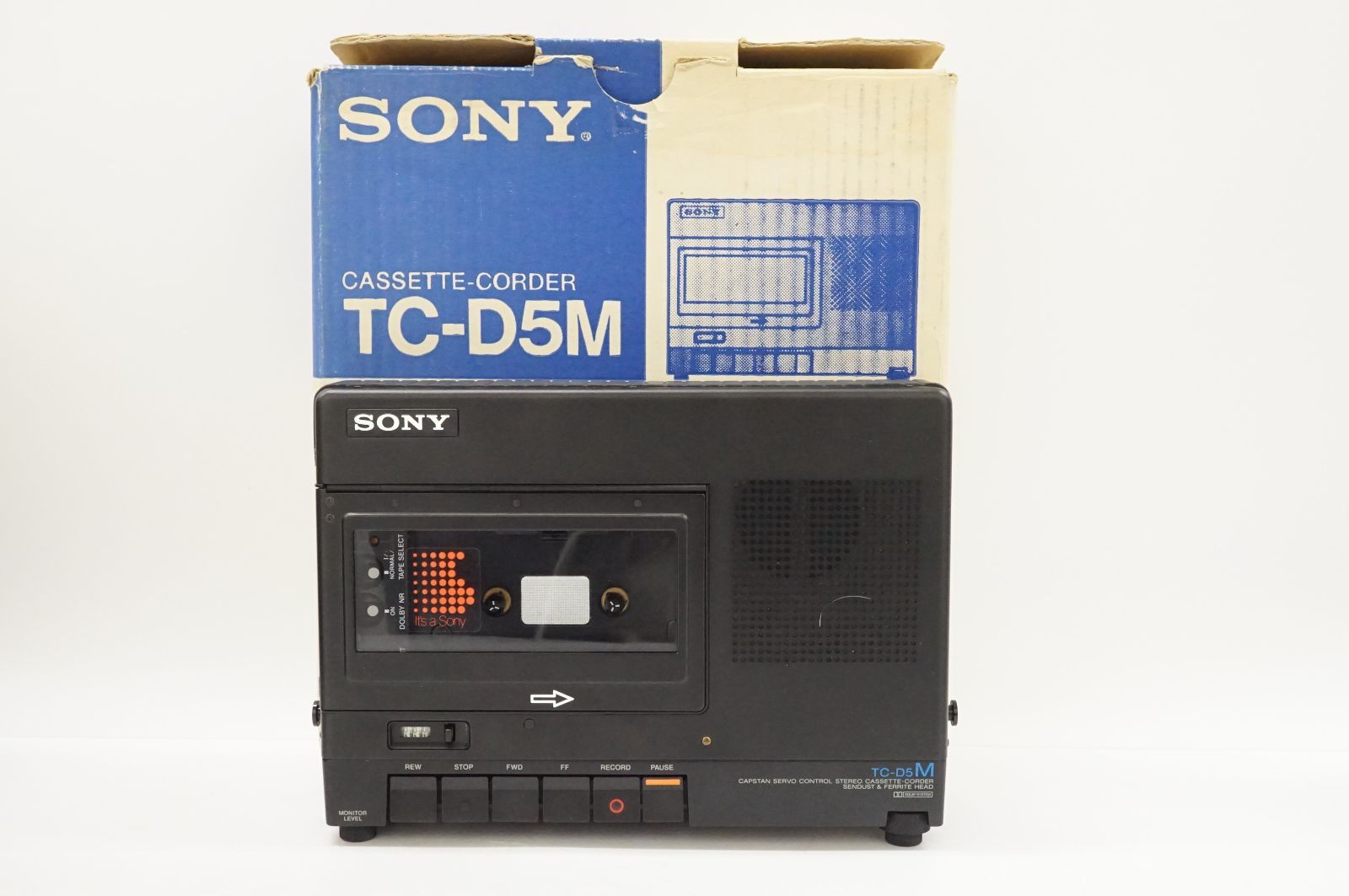 C241601)元箱付き SONY TC-D5M ソニーカセットデンスケ 外観美品
