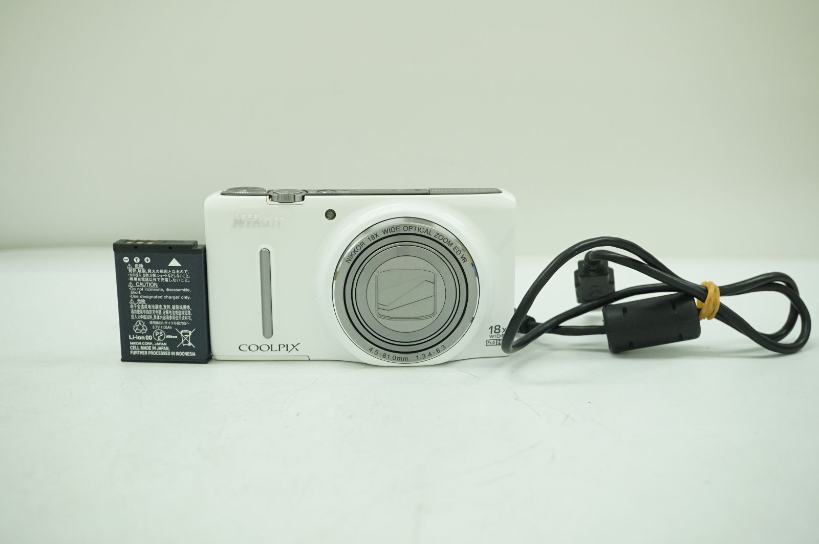 Y77000-2)Nikon COOLPIX S9400 クールピクス 白 ホワイト コンパクト