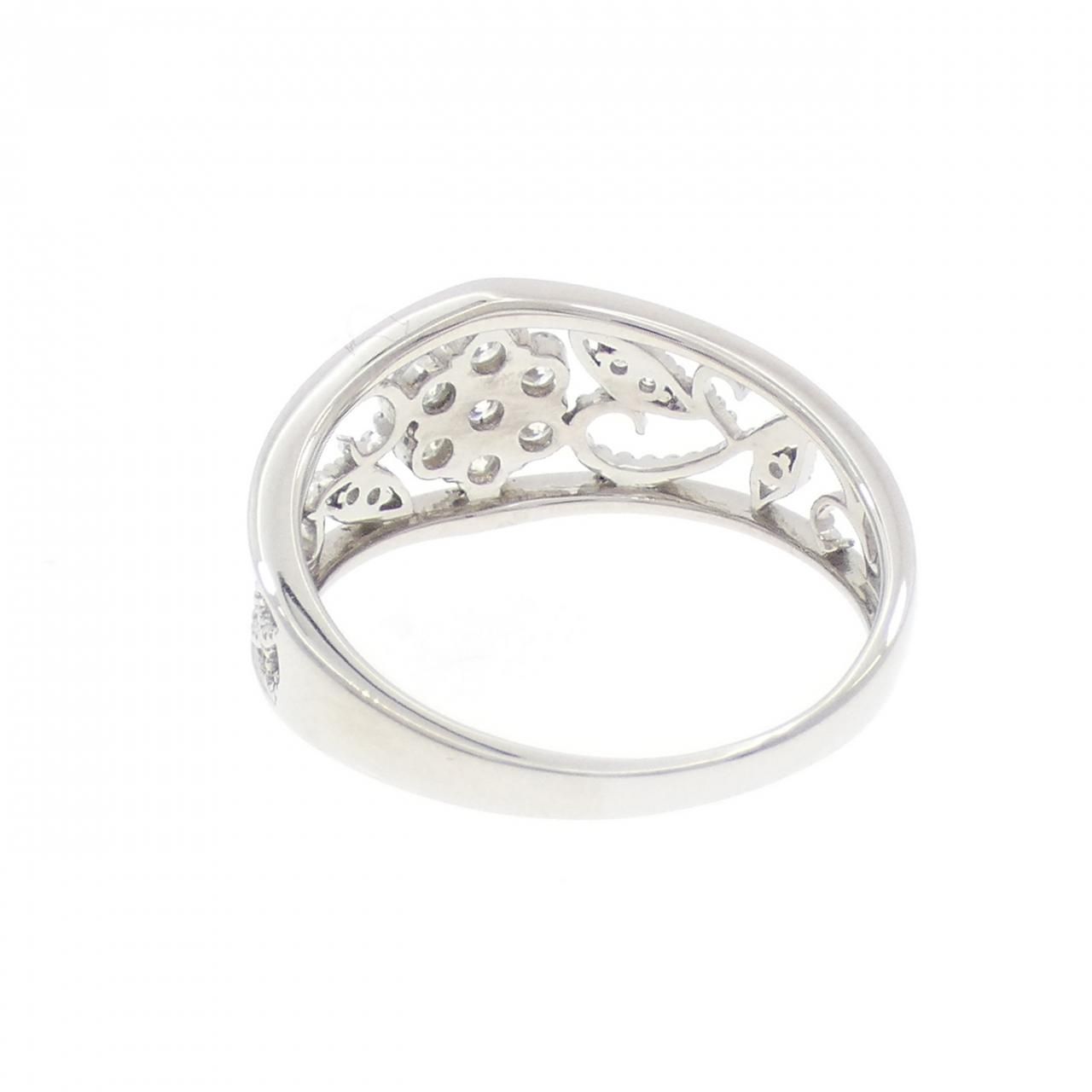 PT900 フラワー ダイヤモンド リング 0.31CT - メルカリ