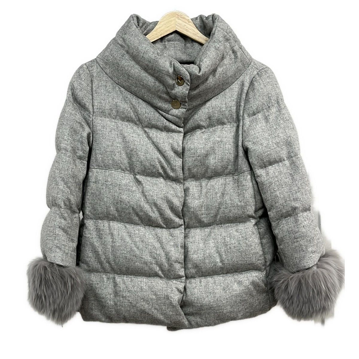 HERNO(ヘルノ) ダウンジャケット サイズ42 M レディース美品 - グレー