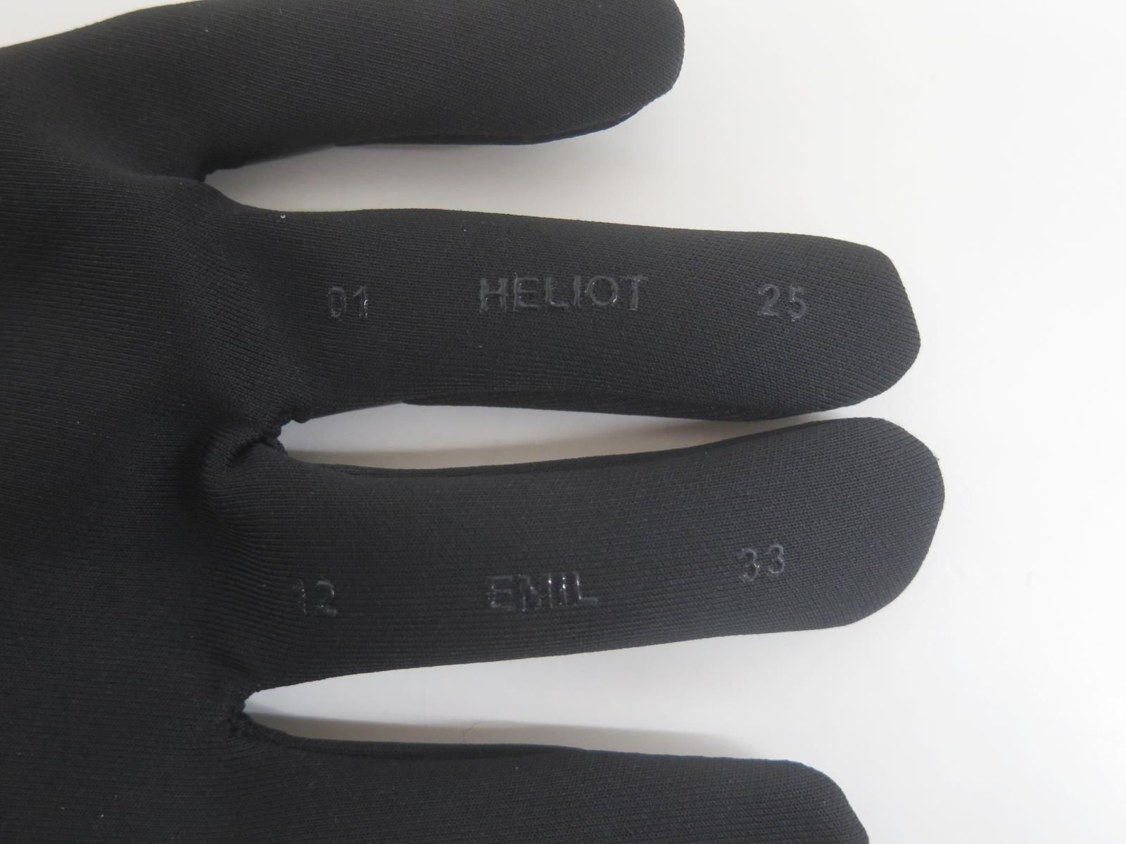 HELIOT EMIL Black Manicae Gloves heliot emil Manicae グローブ