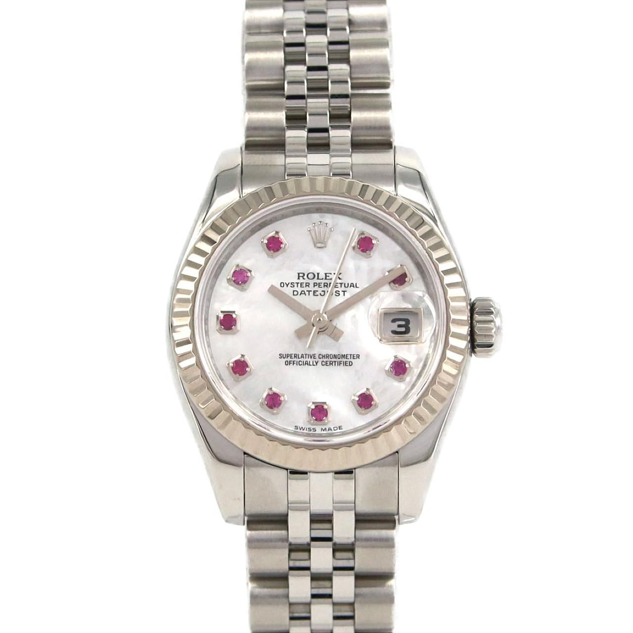 ロレックス デイトジャスト 179174NGR SSxWG 自動巻 Z番 - メルカリ