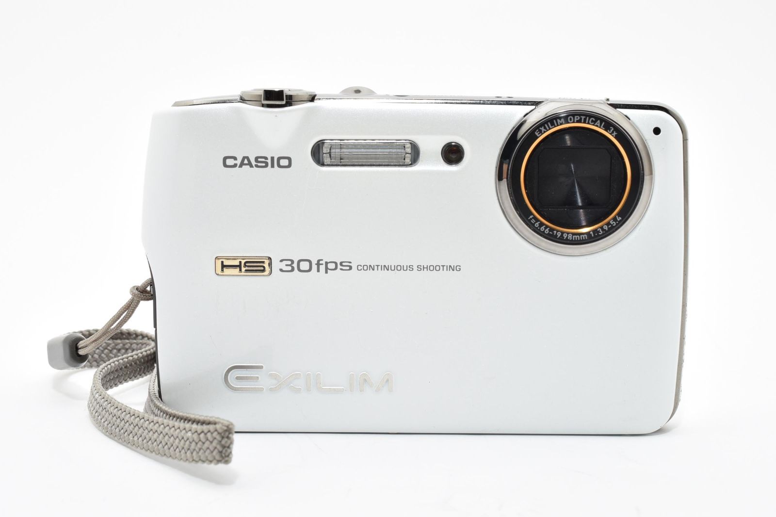 ☆良品☆カシオ CASIO EXILIM EX-FS10S ホワイト☆ LL64#3896 - メルカリ