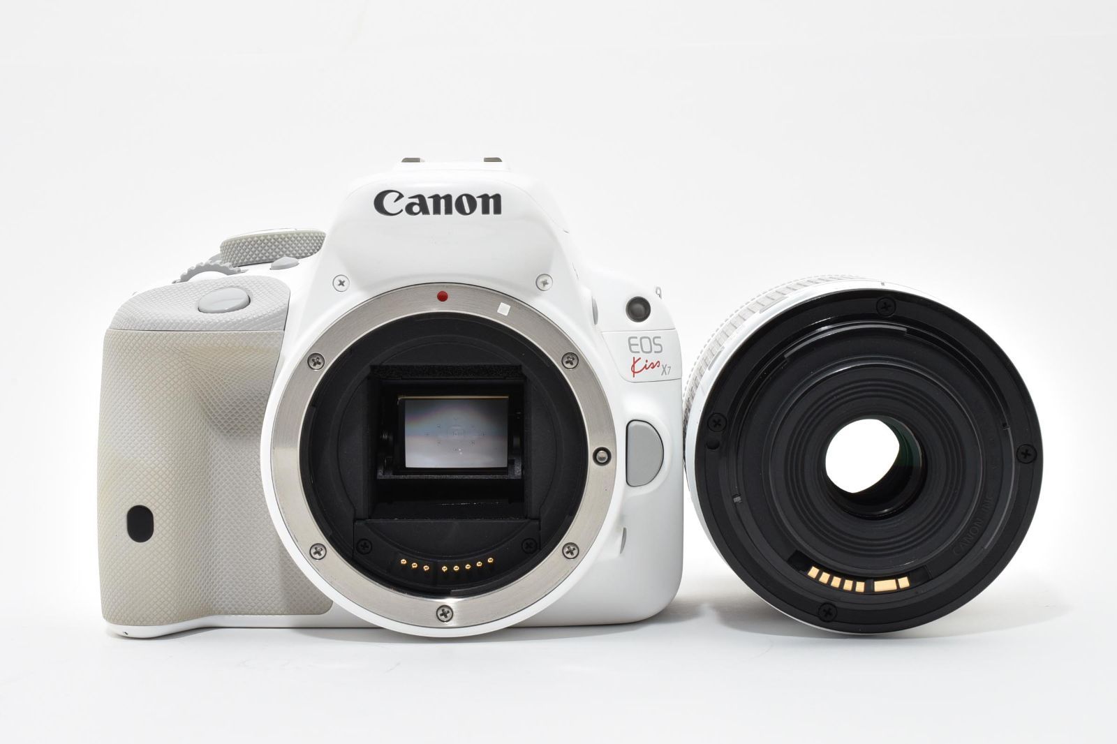 ☆良品☆キヤノン Canon EOS Kiss X7 ホワイト レンズキット EF-S 18