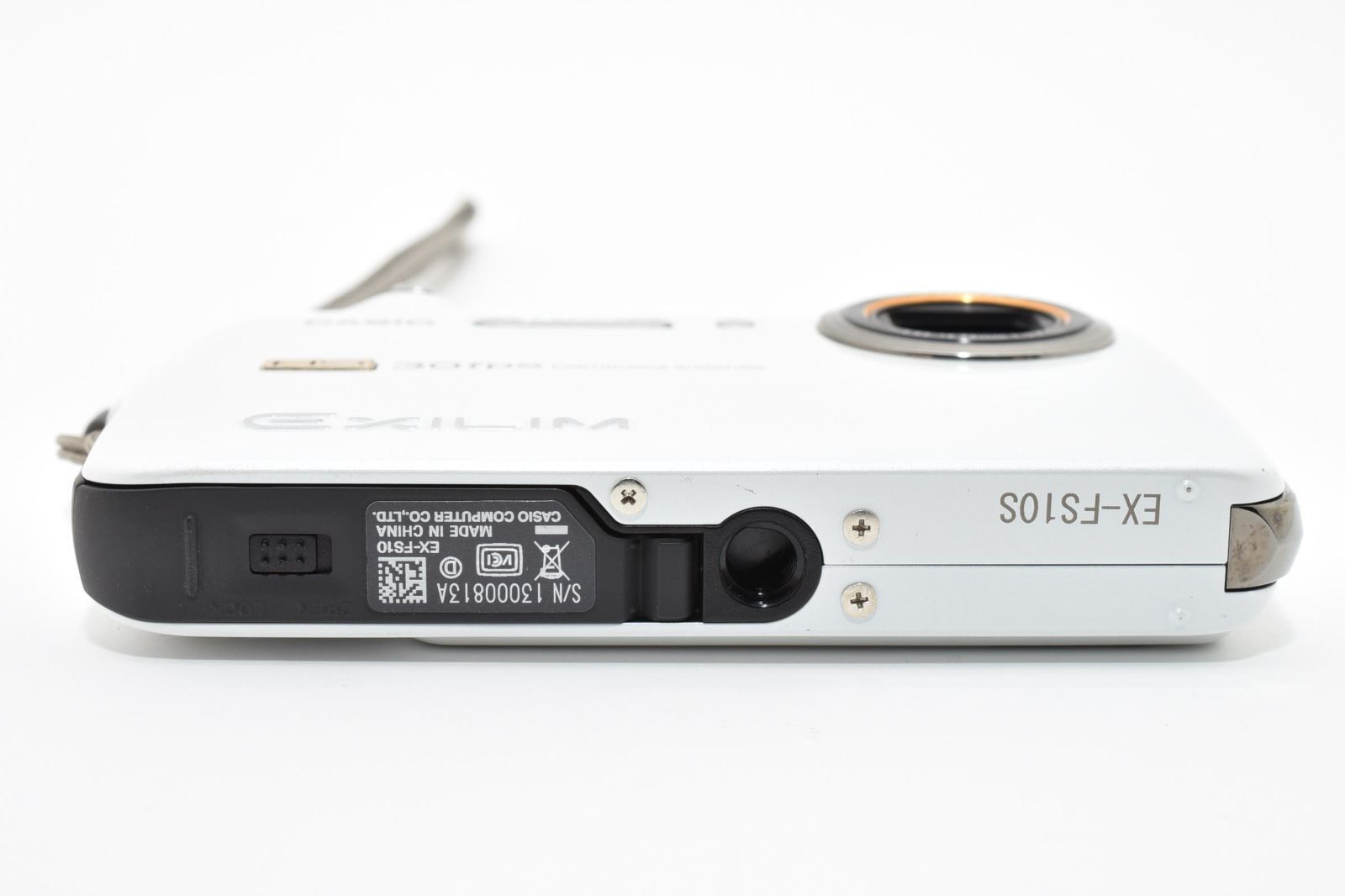 ☆良品☆カシオ CASIO EXILIM EX-FS10S ホワイト☆ LL64#3896 - メルカリ