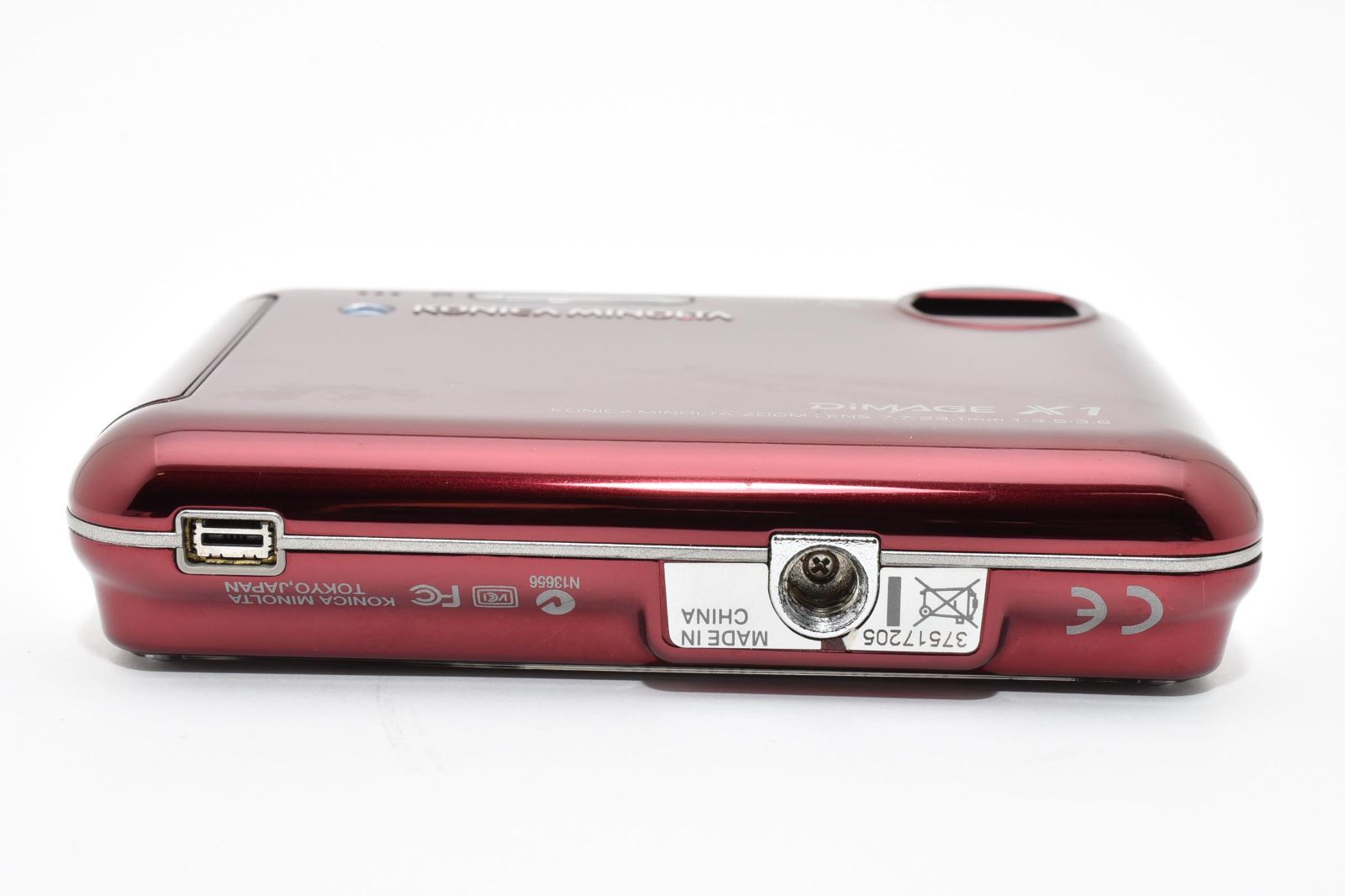 ☆良品☆コニカ ミノルタ KONICA MINOLTA DiMAGE X1 ワインレッド