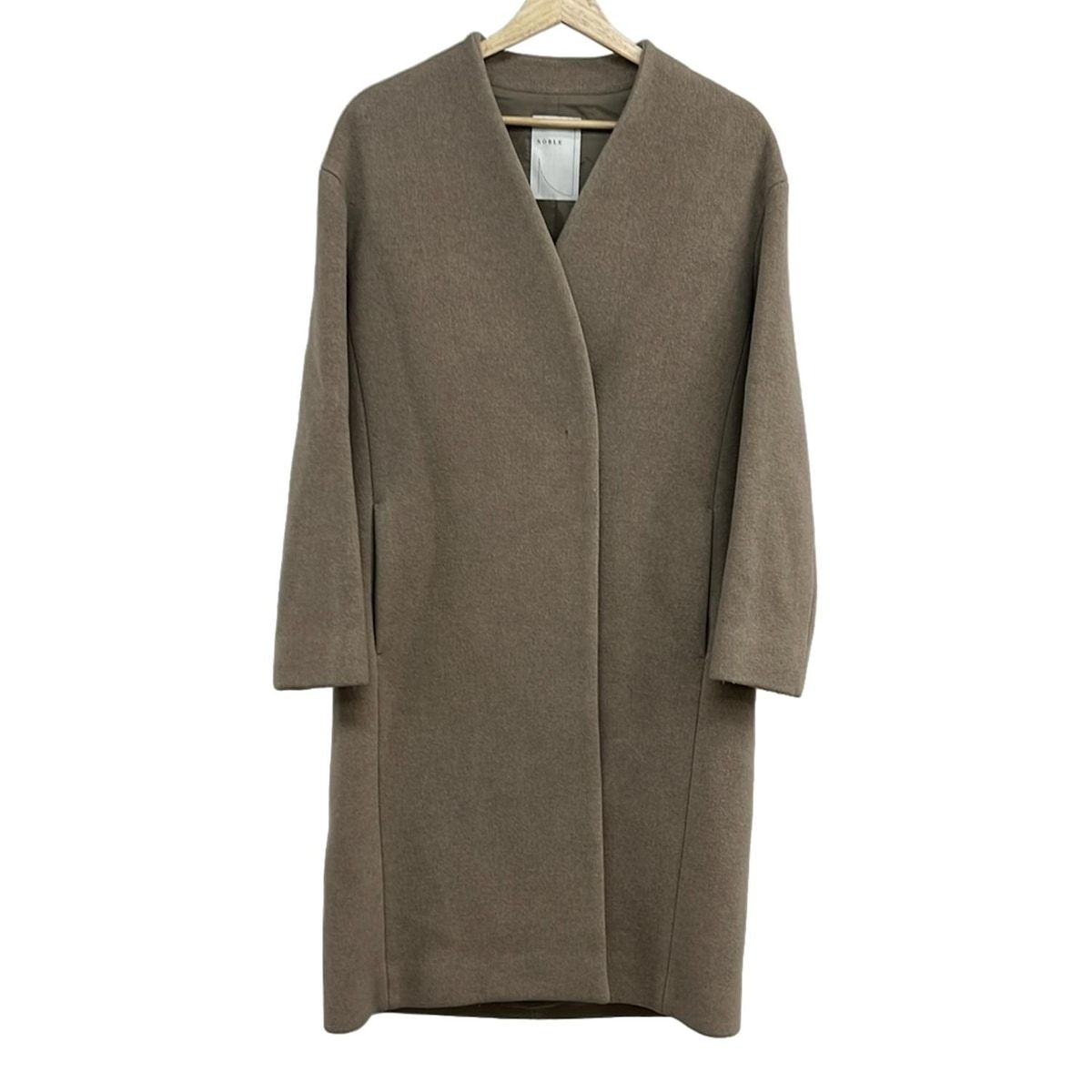 NOBLE(ノーブル) コート サイズ38 M レディース ベージュ 長袖/冬  