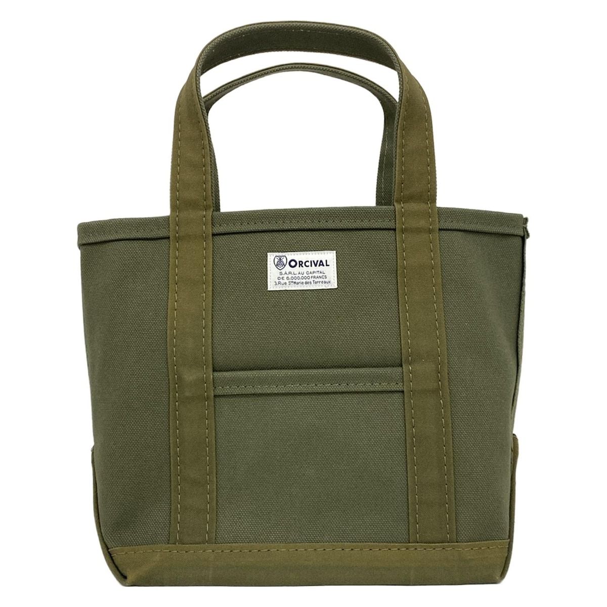 ORCIVAL(オーシバル) トートバッグ - ダークグリーン×カーキ - メルカリ