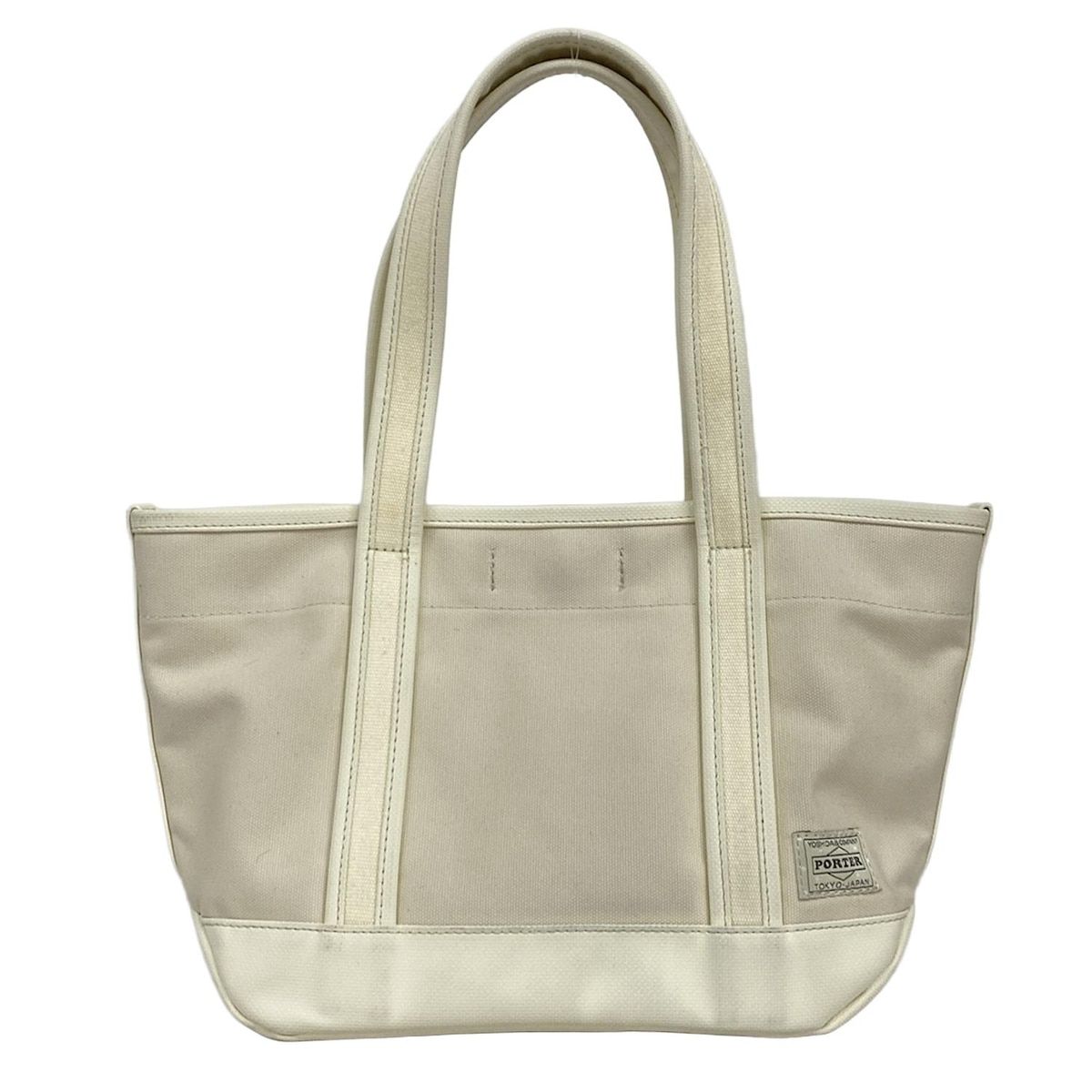 PORTER GIRL(ポーターガール) トートバッグ美品 - ベージュ×アイボリー 