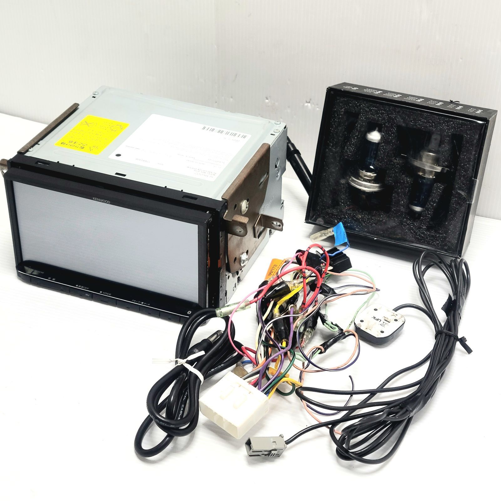 正常動作品抜取り】KENWOOD 彩速ナビ MDV-S708 2021年製 & ケーブル類