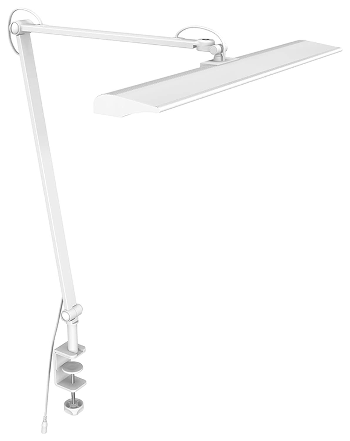 ジェントス LEDデスクライト 【明るさ 2100ルーメン】 ルミサス DK-R108WH ANSI規格準拠 ホワイト [ミニマリスト]