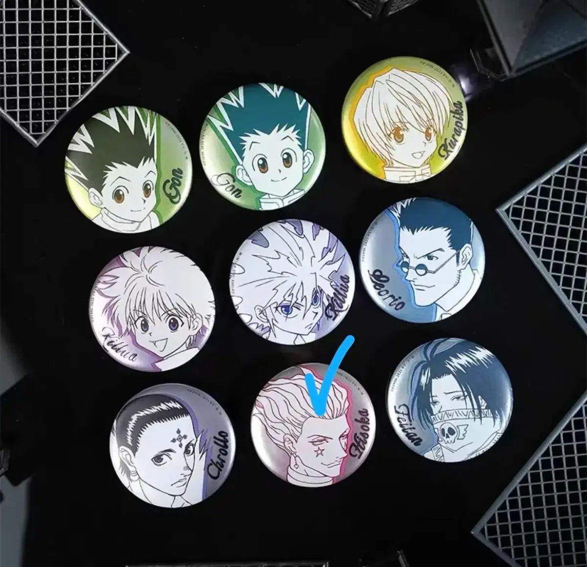HUNTER×HUNTER ホログラム 缶バッジ ヒソカ