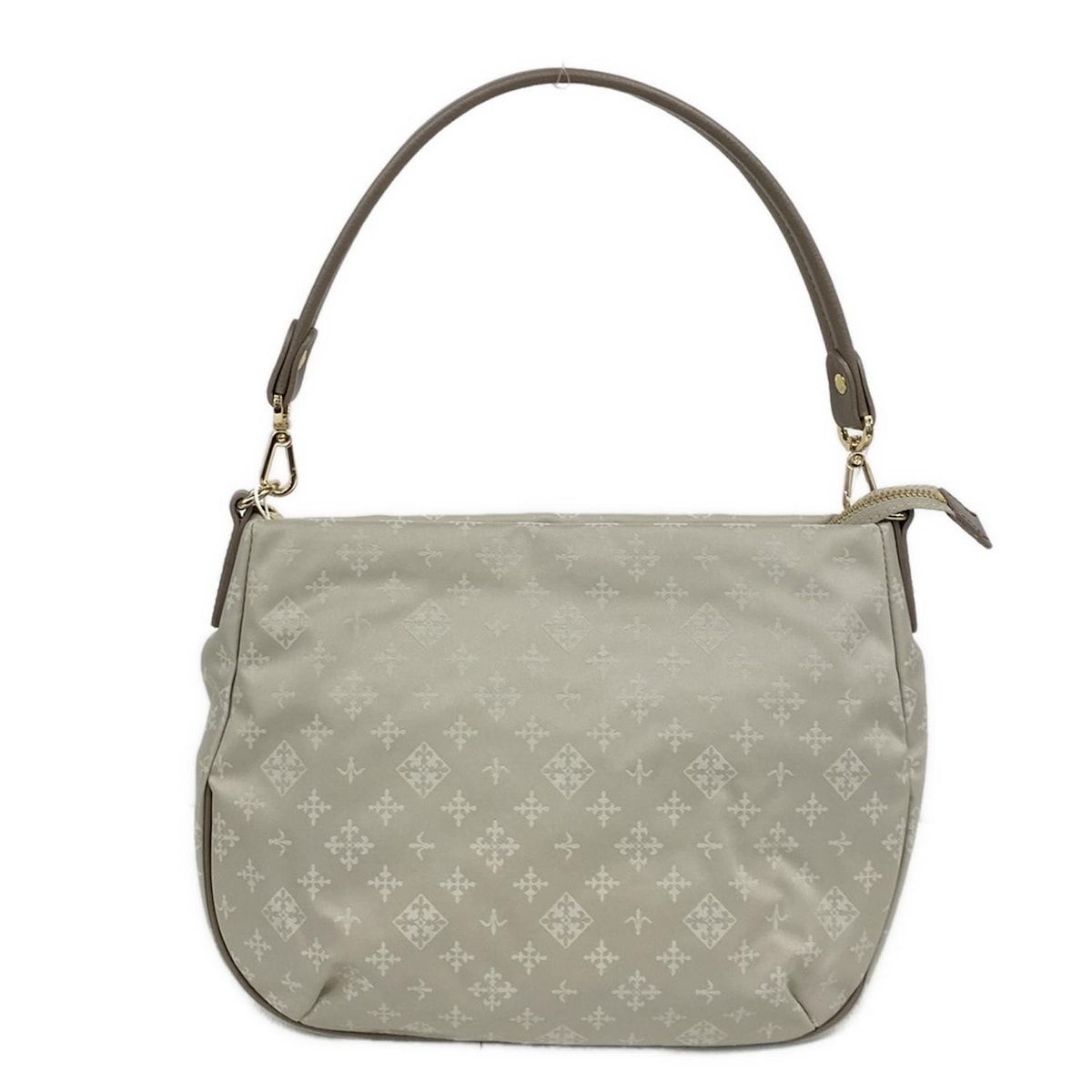 russet(ラシット) ショルダーバッグ美品 ライトグレー×グレーベージュ