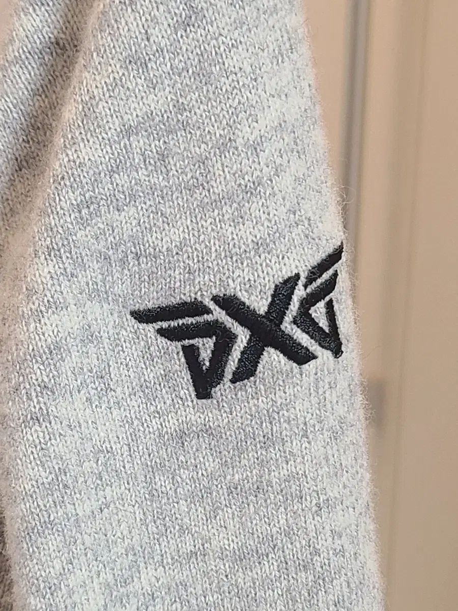 PXGゴルフ レディース 白 ダウン ニット ジップアップ ジャケット S