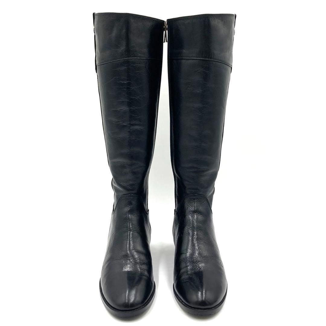 REGAL リーガル ロング ブーツ 22.5cm ブラック レザー - メルカリ