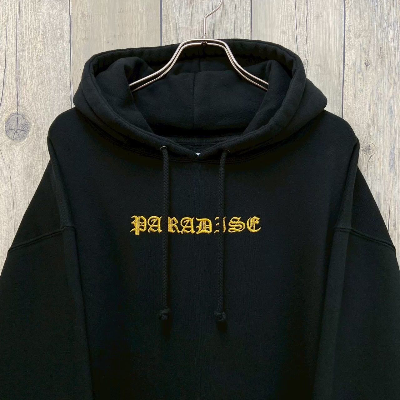 PARADISE NYC INDEPENDENT ボディ 米国製 肉厚 厚地 両面 刺繍 裏起毛 