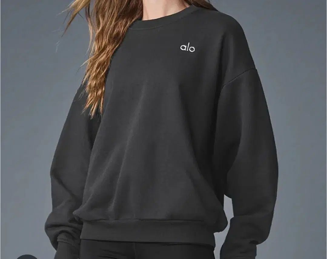 alo アロ　ブラック スウェット M トレーナー 黒 アロ alo ブラック 弱起毛 スウェット Tシャツ - メルカリ