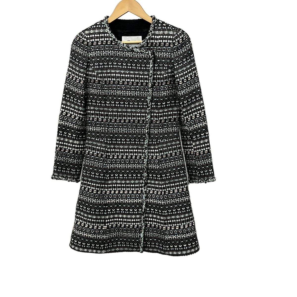 Rene(ルネ) コート サイズ36 S レディース美品 - 黒×ライトブルー