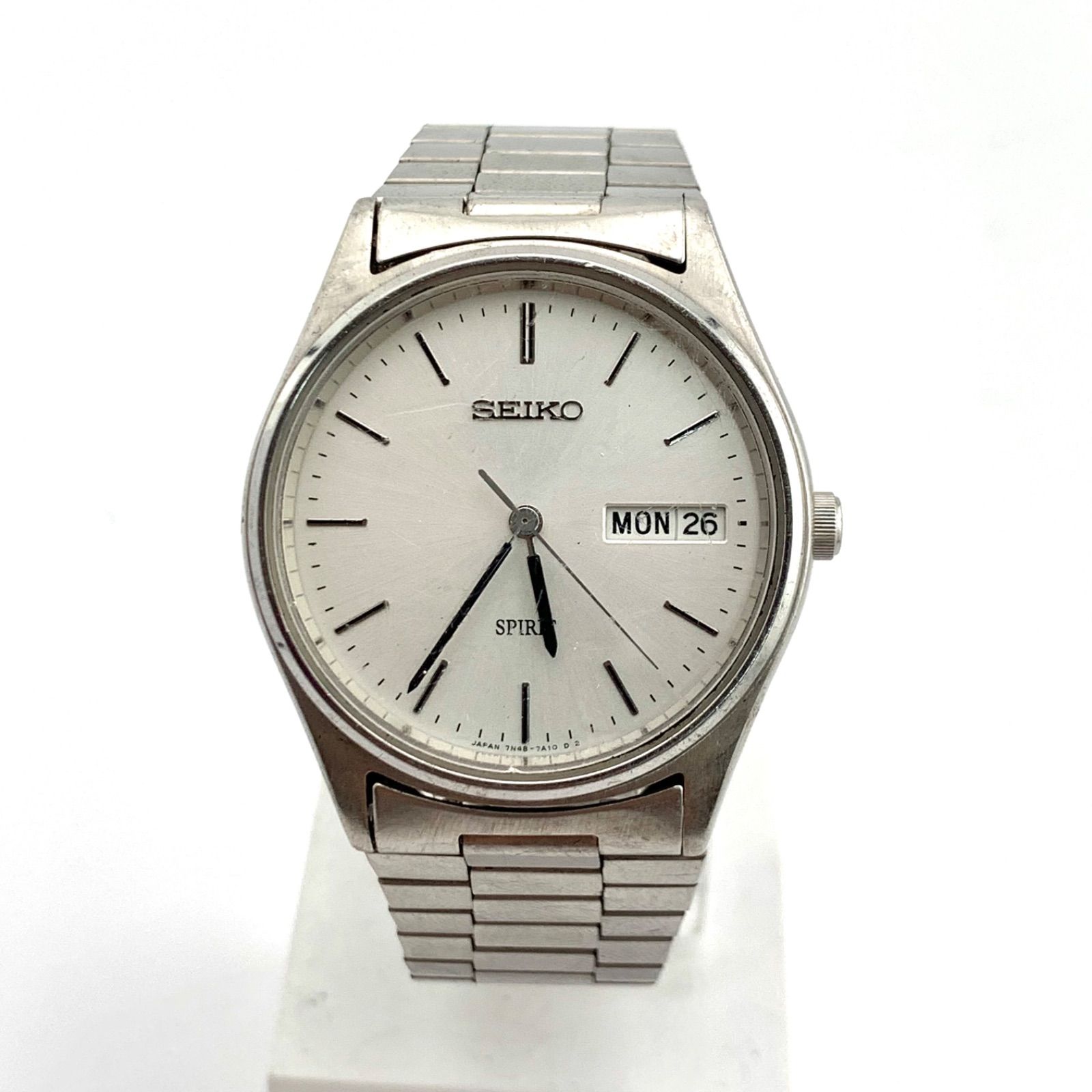 時計 SEIKO SPIRIT 7N48-7A00 10 BAR ARABIC SEIKO SPIRIT 7N48-7A00 MENS QUARTZ稼働品 - メルカリ