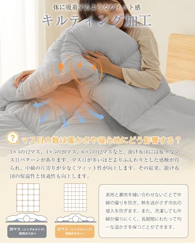  Softime 掛け布団 人工羽毛布団 シングル ダックダウン90%相当 宇宙服素材エアロゲル採用 羽毛布団より軽量 通気 保温 オールシーズン 肌掛け布団 帝人FWALINE 軽くて暖かい 体にフィット暖かさ持続 掛けふとん 軽量 洗え ba 0 a 1 b 24 その他 キッチン 食器