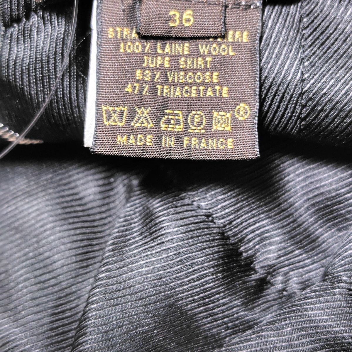 LOUIS VUITTON(ルイヴィトン) ワンピース サイズ36 S レディース 黒  