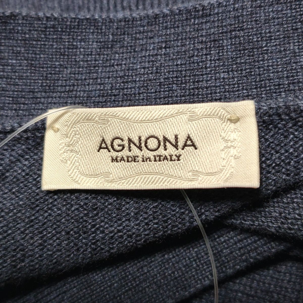 AGNONA(アニオナ) カーディガン サイズS レディース - ダークネイビー