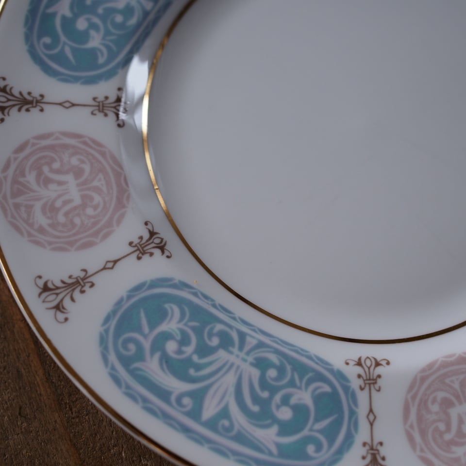  英国TUSCAN Verona ヴェローナ パステルメダリオン トリオ カップ＆ソーサー F 2 カップ ソーサー コーヒー ティーカップ