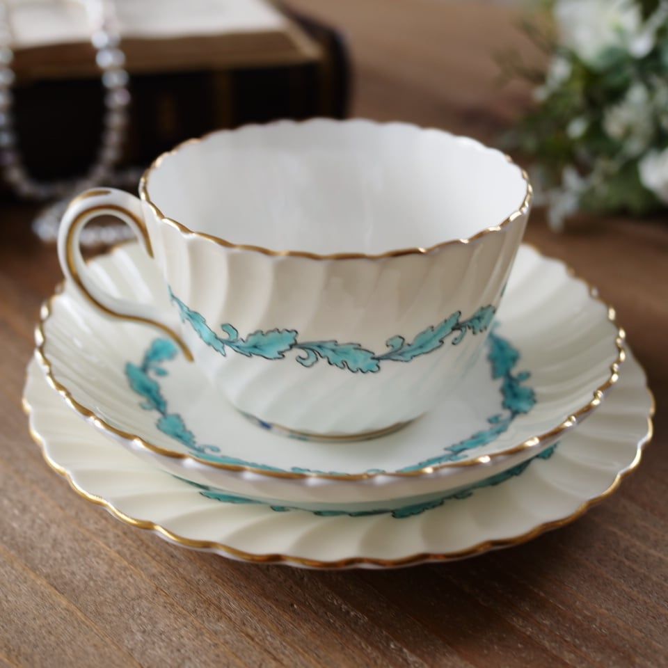 美品】英国ミントンminton アードモア トリオA カップ＆ソーサー F1