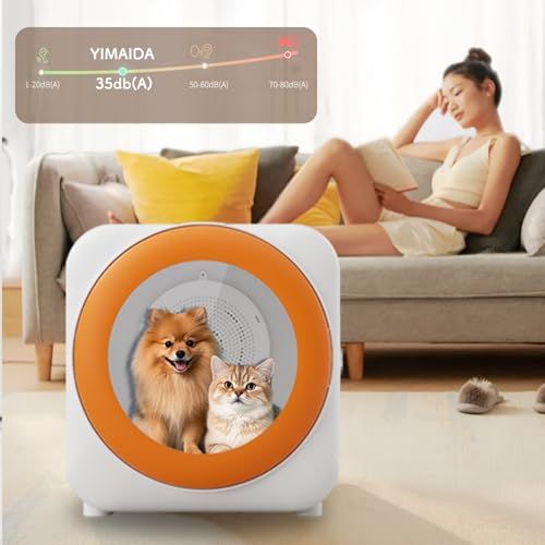  YIMAIDA ペットドライルーム 62 L PSE認証 多頭飼い対応 猫 犬用 静音 温度 風速調整 ピンク p de 06 e d その他 キッチン 食器