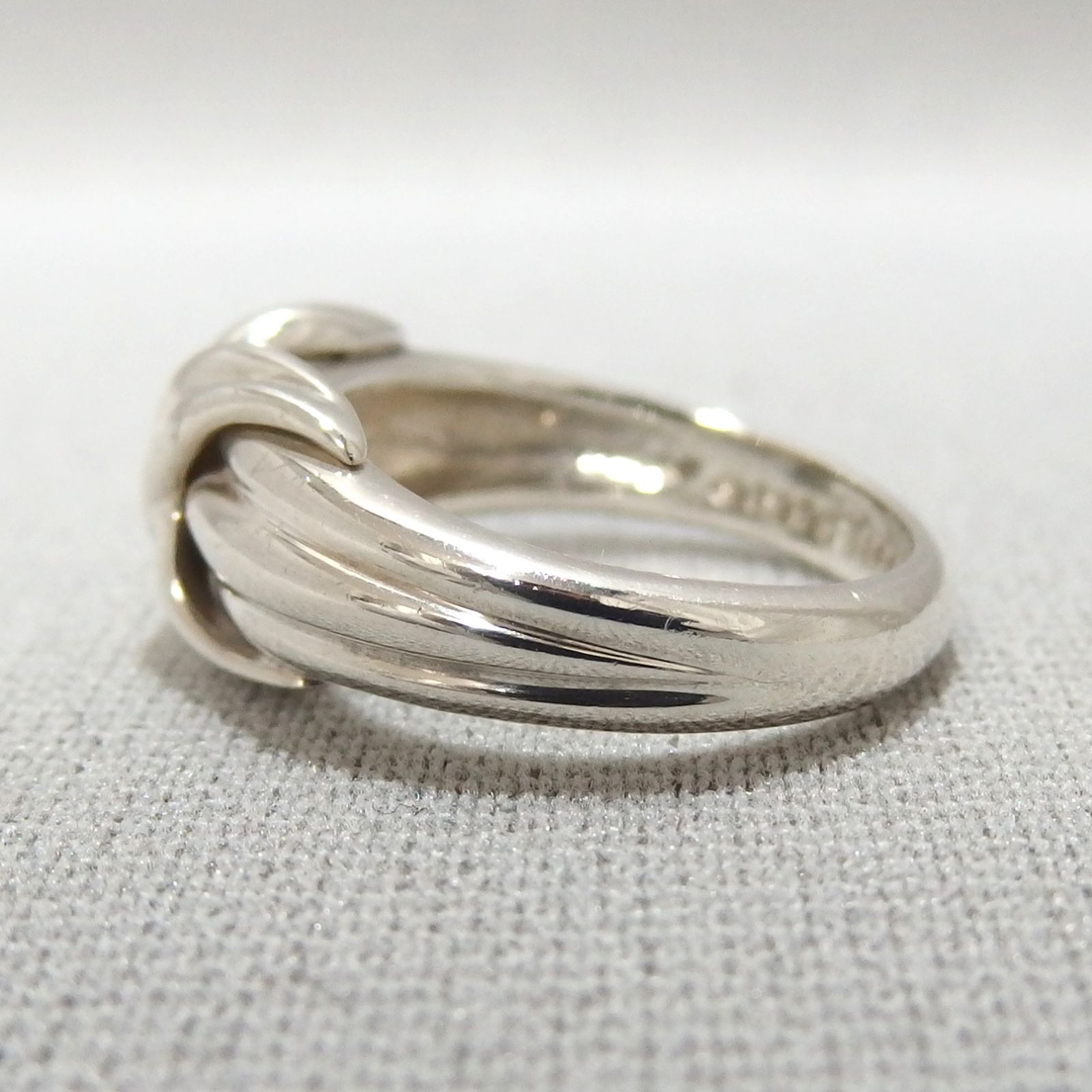 良品☆TIFFANY&Co シグネチャー リング SV925 シルバー 10号 約4.2g