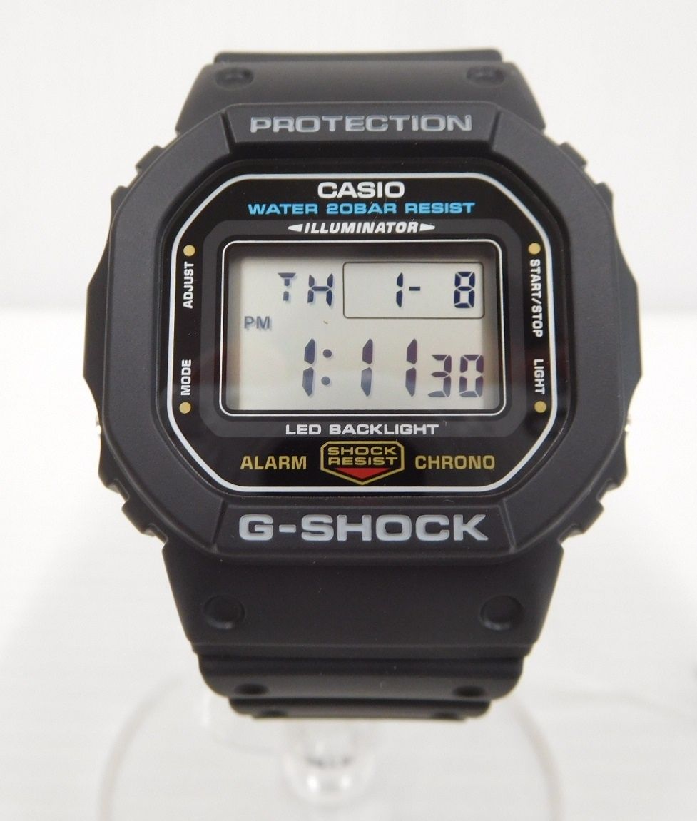美品！CASIO カシオ G-SHOCK デジタル腕時計 DW-5600UE-1JF 説明書・箱