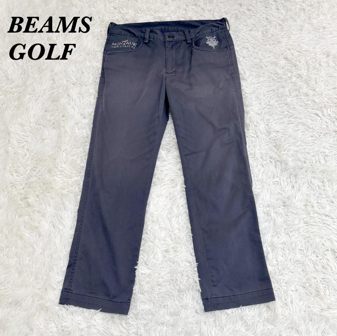 BEAMS GOLF PURPLE LABEL ストレッチパンツ 46 ネイビー - メルカリ