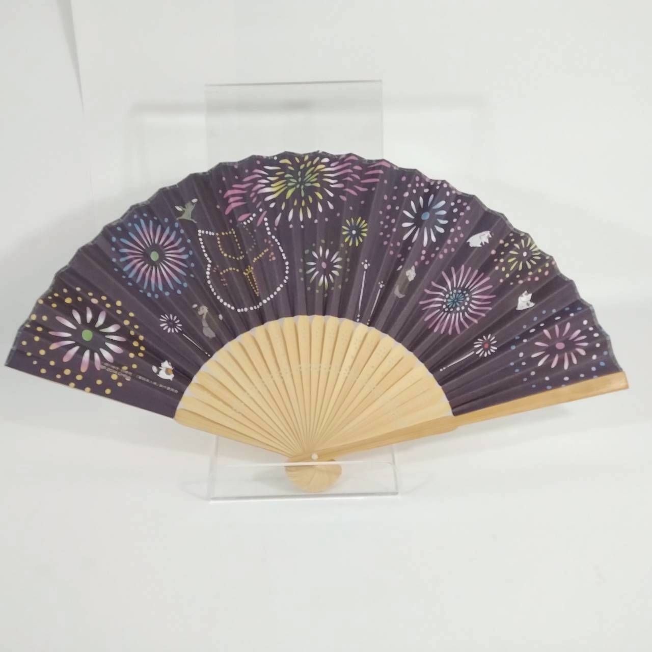  ３種類セット 夏目友人帳 ニャンコだより ～ニャンコ先生と花火大会～ 扇子 その他 キャラクターグッズ