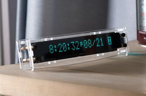  LGL Studio VFD 時計 |ニキシー管 デジタルチューブ電子時計 真空蛍光灯ディスプレイ 自動時間同期 レトロなデスクトップデコレーションギフトp その他 キッチン 食器