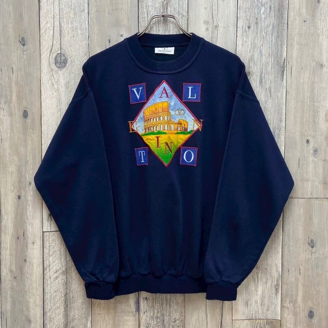 OLD VALENTINO STUDIO 90s ヴァレンティノ ネイビー イタリア製 ローマ 