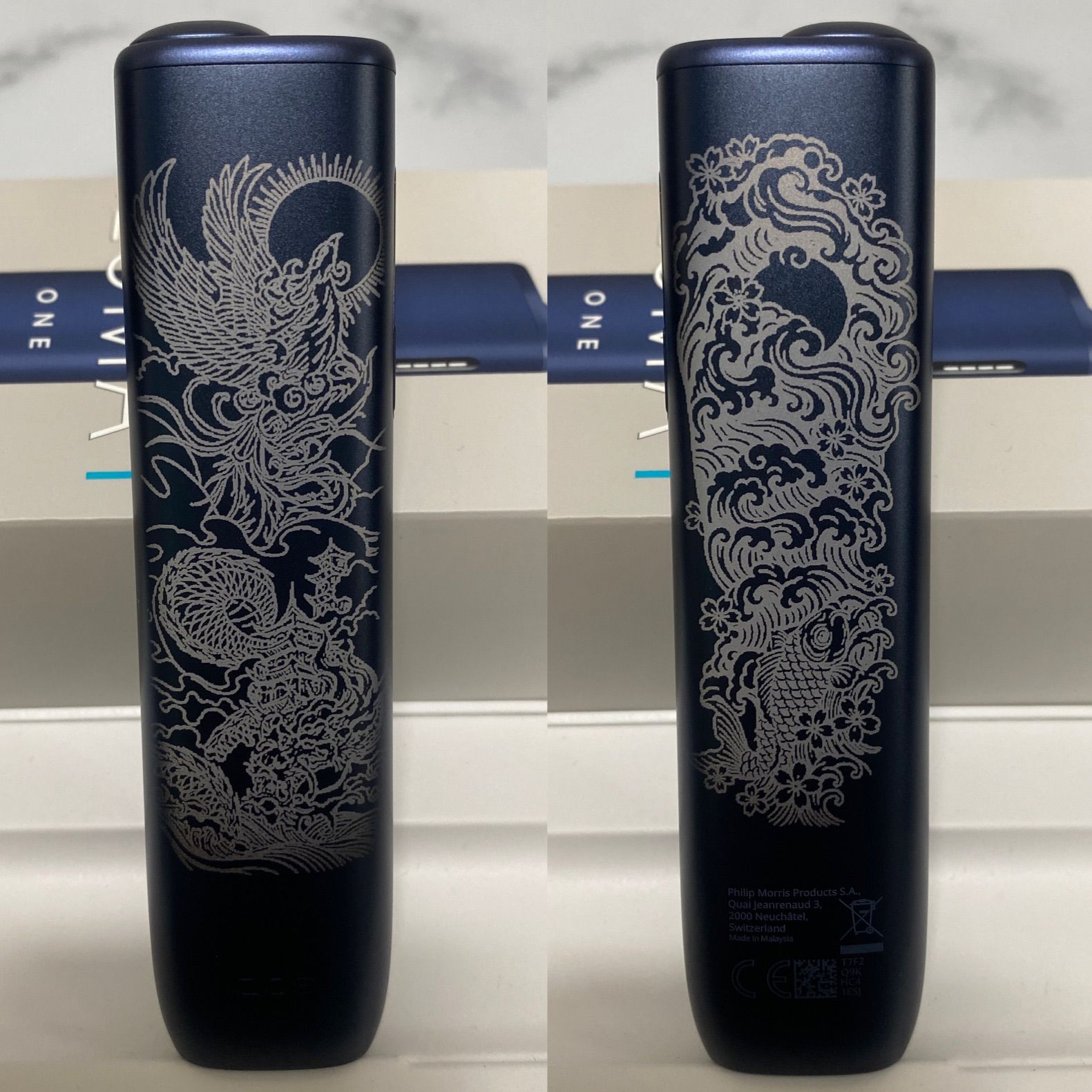 龍 鳳凰 鯉 桜 加工 iQOS ILUMA i ONE アイコス イルマ i ワン