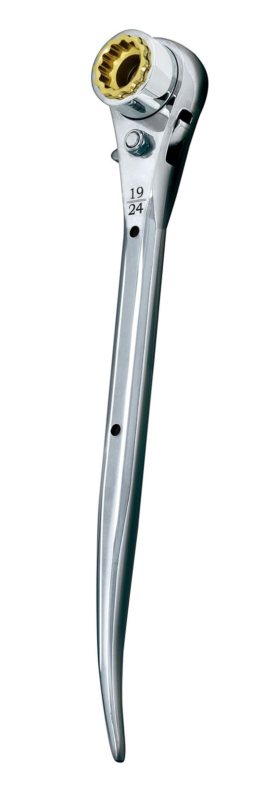 ＲＷ １７１９２４Ｃ ラチェットレンチ １９ ２４ １７ 曲がり