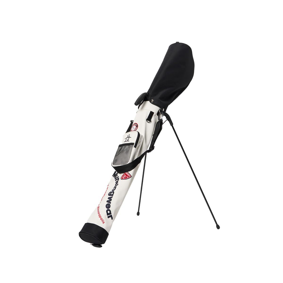 マンシングウェア セルフクラブケース 5 6本用 47インチ対応 スタンド フード付 ショルダーベルト 練習 ゴルフ MG6SCB92U
