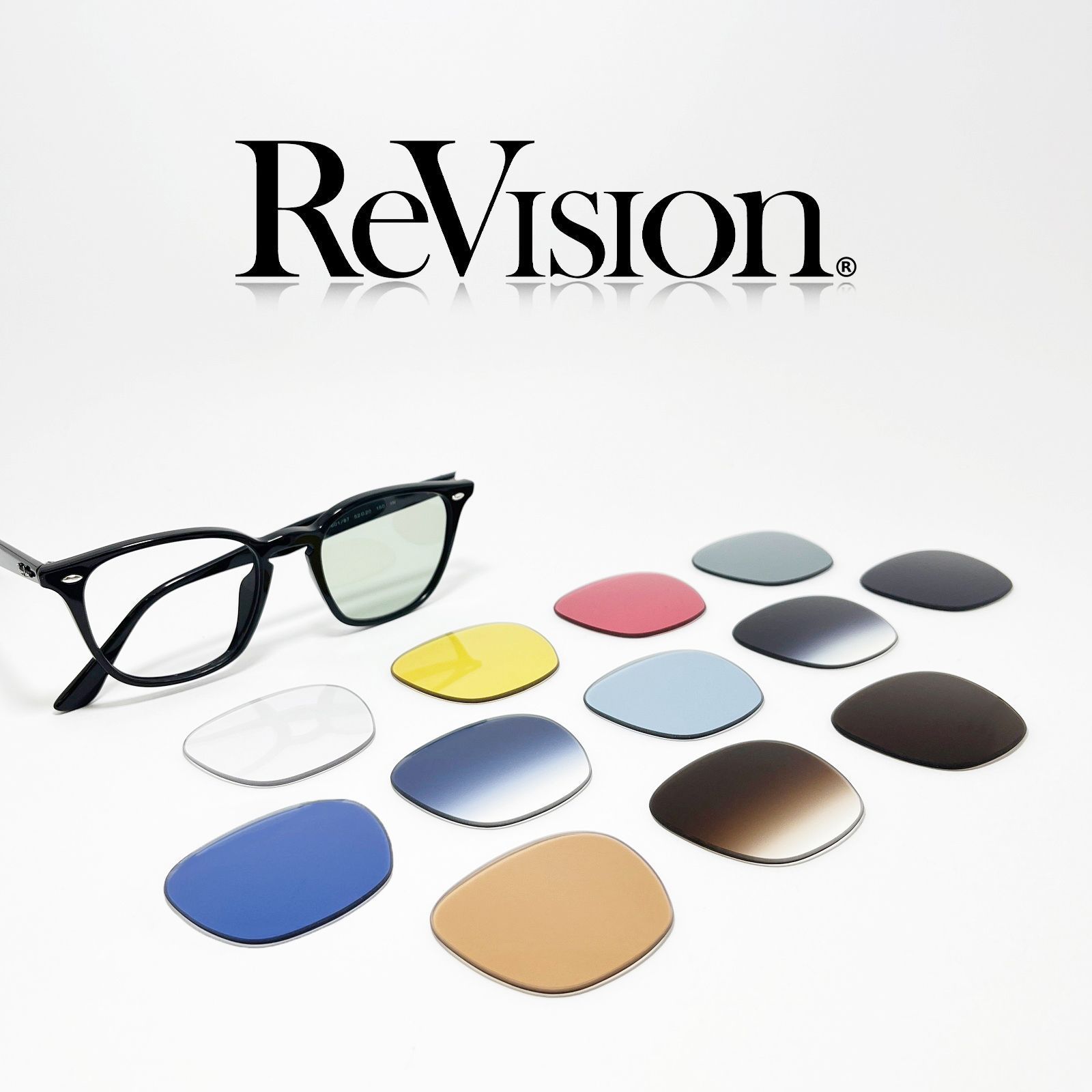 ReVision リビジョン x RayBan レイバン CLUBMASTER クラブマスター